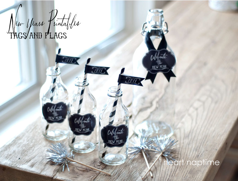 free printable new years tags