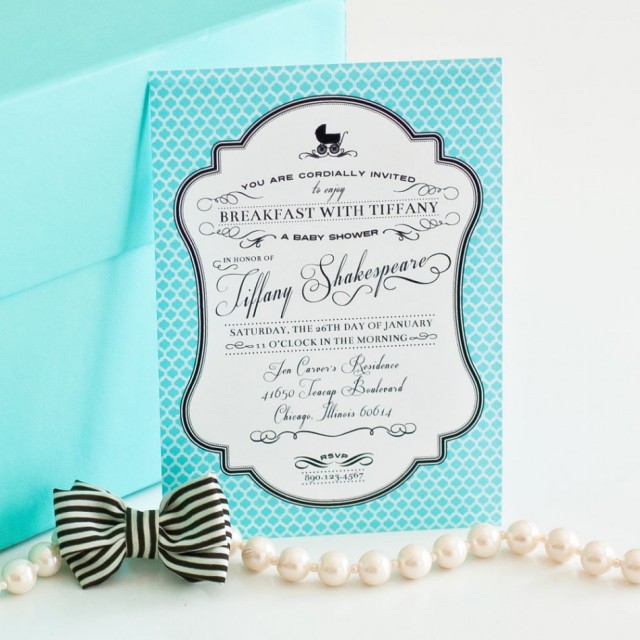 Breakfast at Tiffany's baby shower