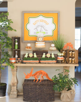 dinosaur dig party ideas