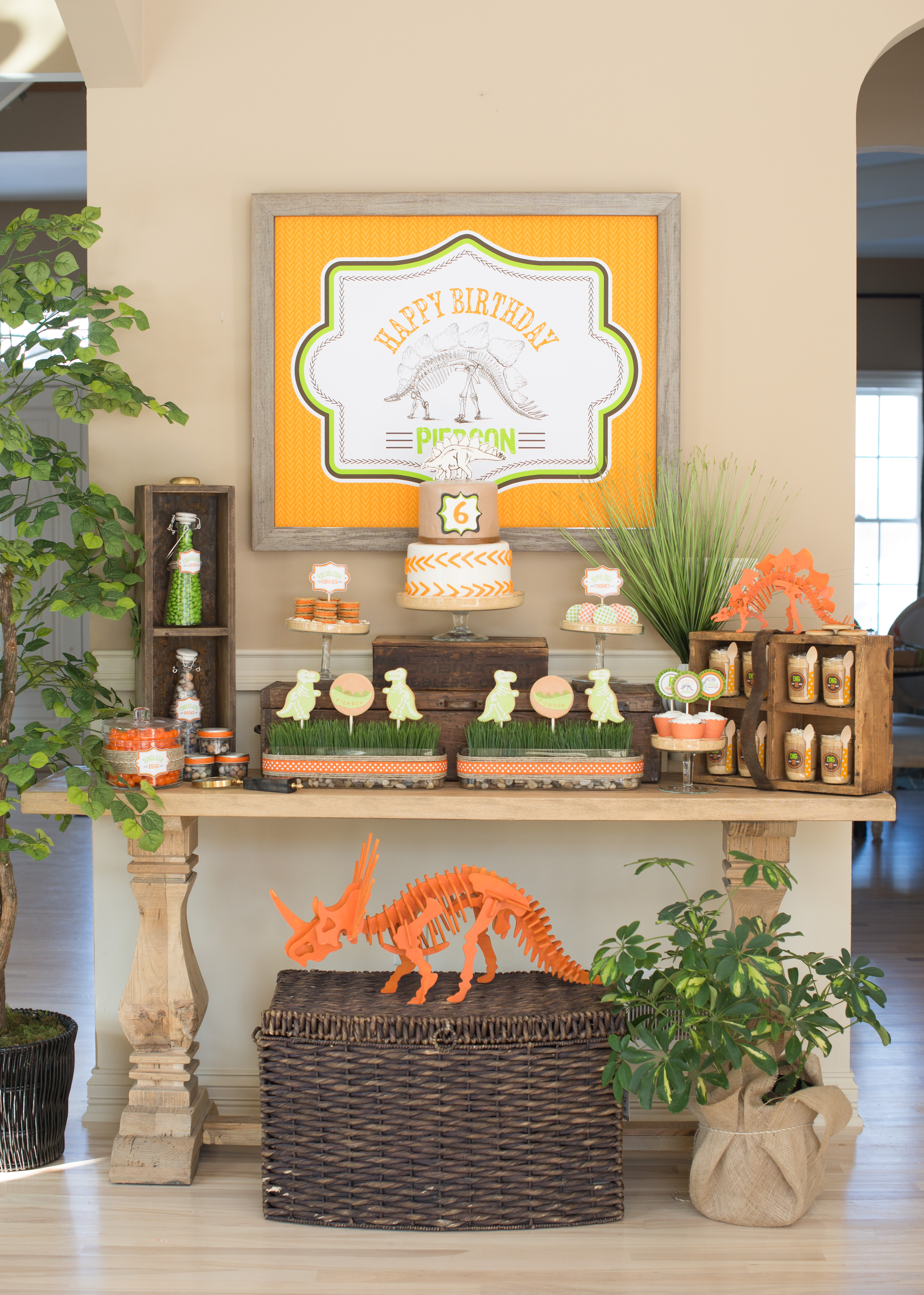 dinosaur dig party ideas