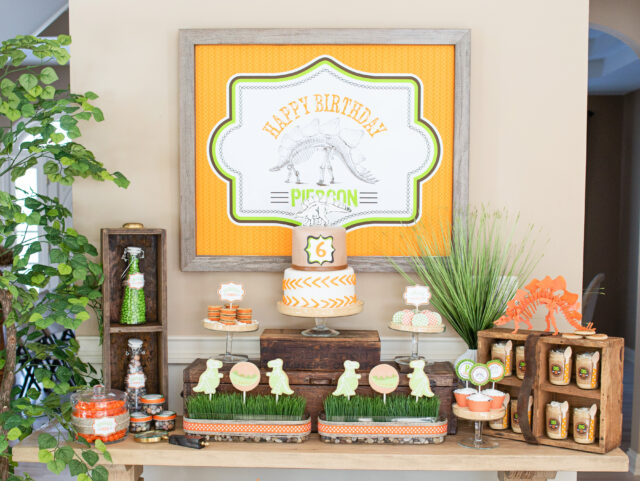 dinosaur dig party ideas