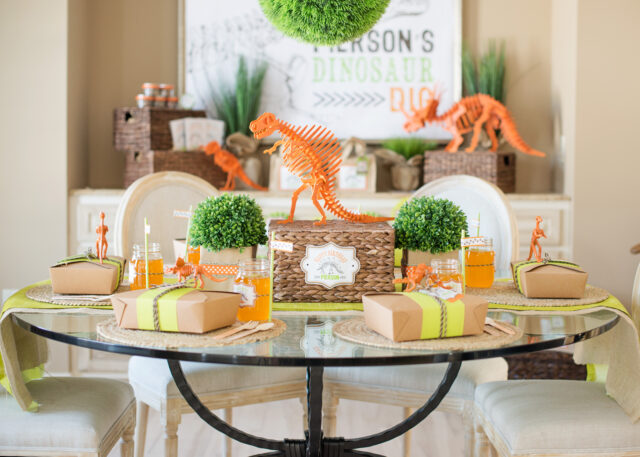 dinosaur dig party ideas
