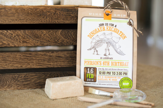 dinosaur dig party ideas