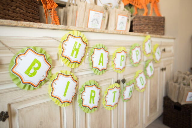 dinosaur dig party ideas