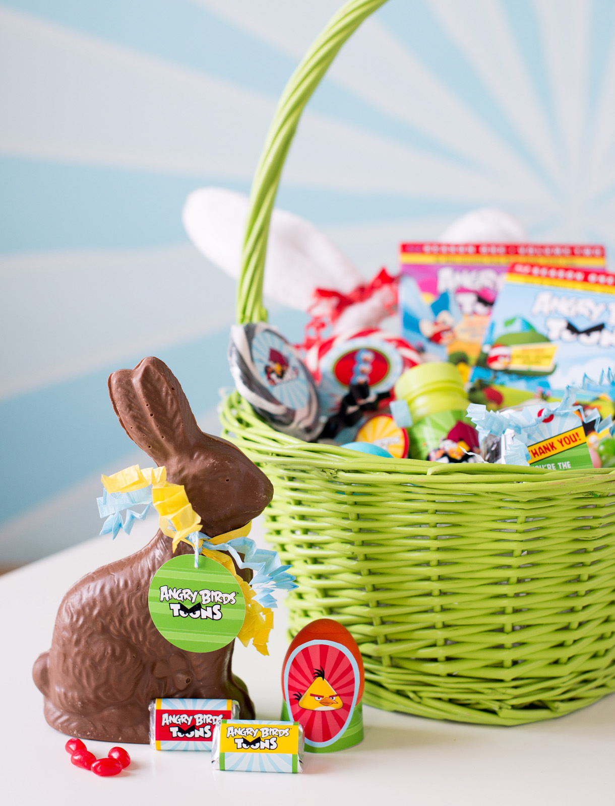 Angry Birds Personalized Easter Basket