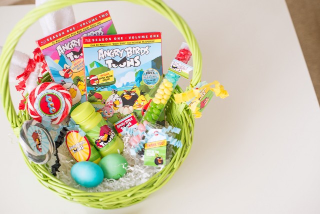 Angry Birds Personalized Easter Basket