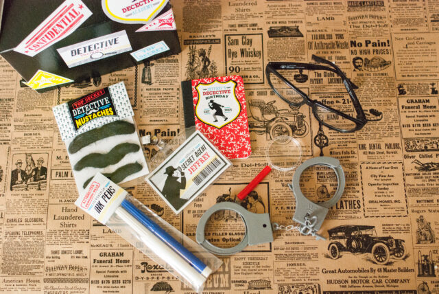 detective birthday party ideas for kids
