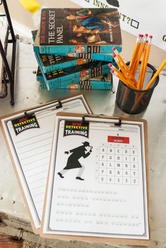 detective birthday party ideas for kids