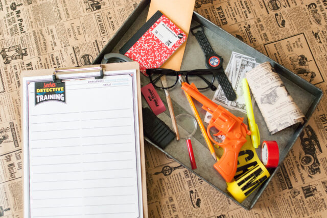 detective birthday party ideas for kids