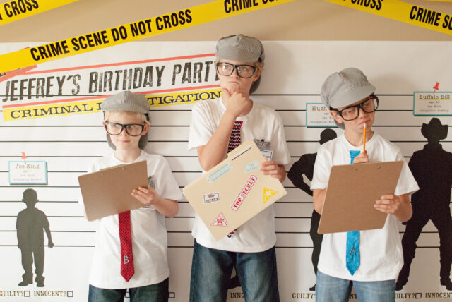 detective birthday party ideas for kids