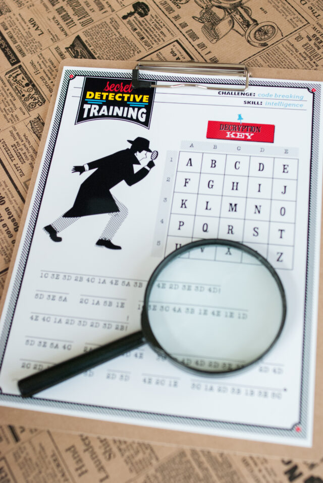 detective birthday party ideas for kids