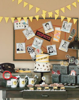 detective birthday party ideas for kids