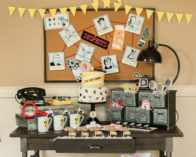 detective birthday party ideas for kids