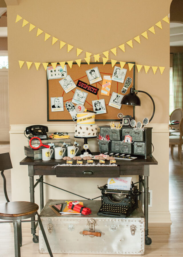 detective birthday party ideas for kids