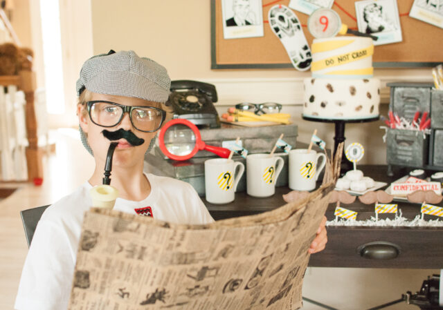 detective birthday party ideas for kids