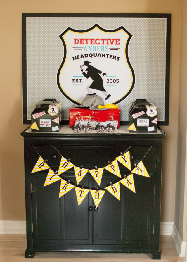 detective birthday party ideas for kids