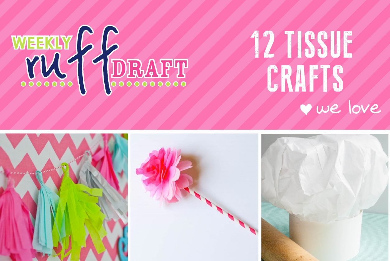 Ruff Draft: DIY Tissue Paper Flower from our Birthday Girl Doll