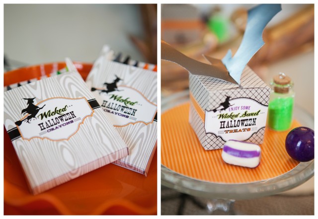 wicked witch halloween party favors