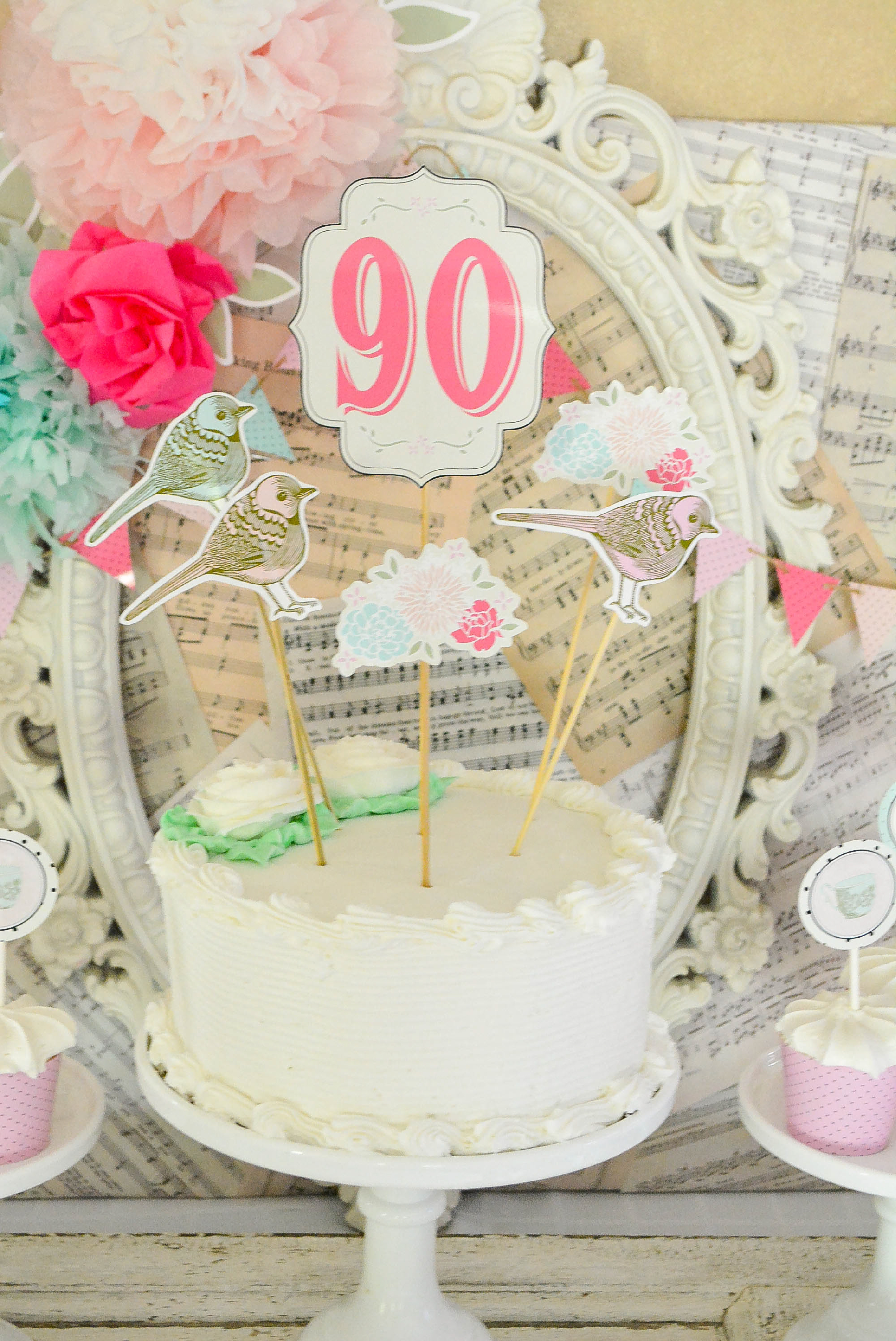 A Shabby Chic Vintage Rose 90th Birthday Celebration Anders Ruff