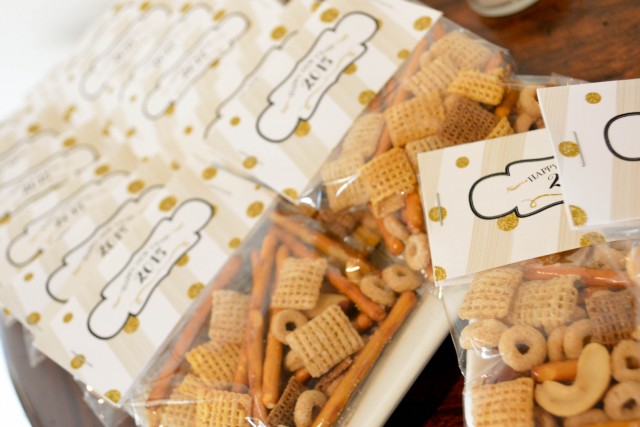 New Years Chex Mix Snacks