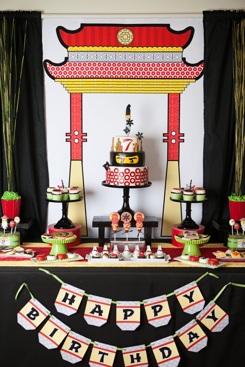 A Lego Ninjago Inspired Birthday Party - Anders Ruff Custom Designs, LLC