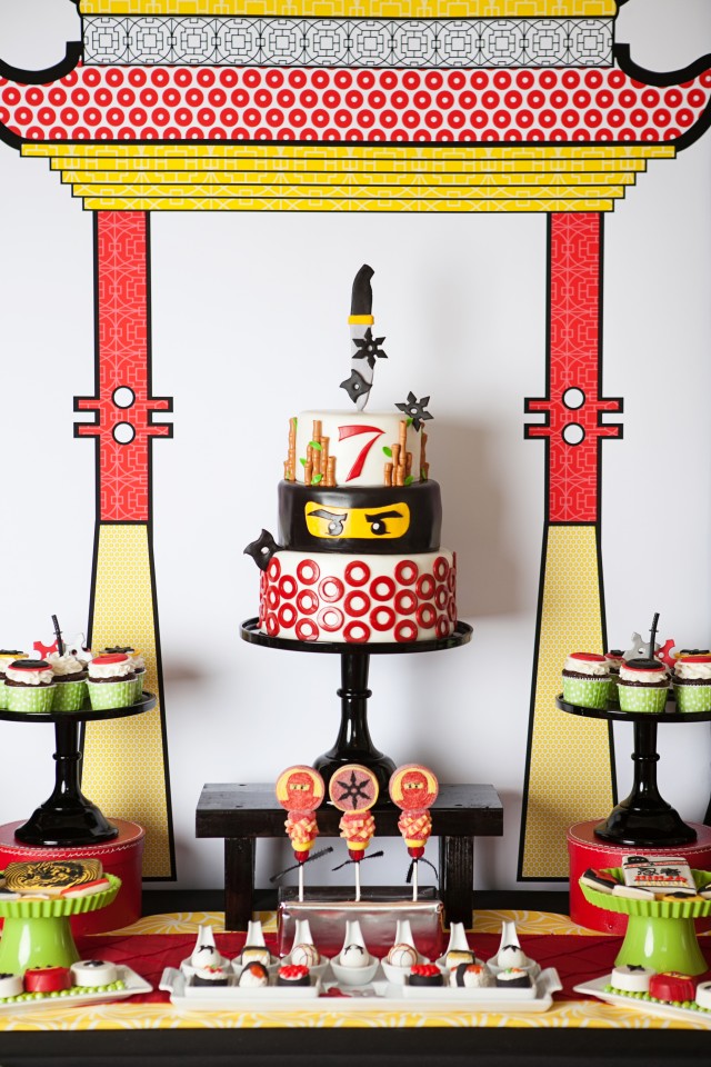 Ninjago dessert table