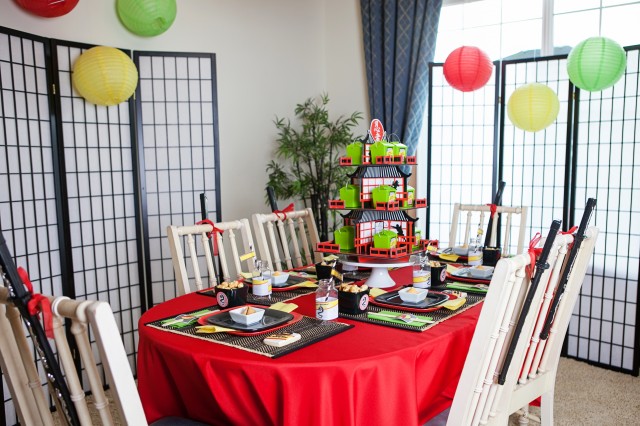 ninjago party table