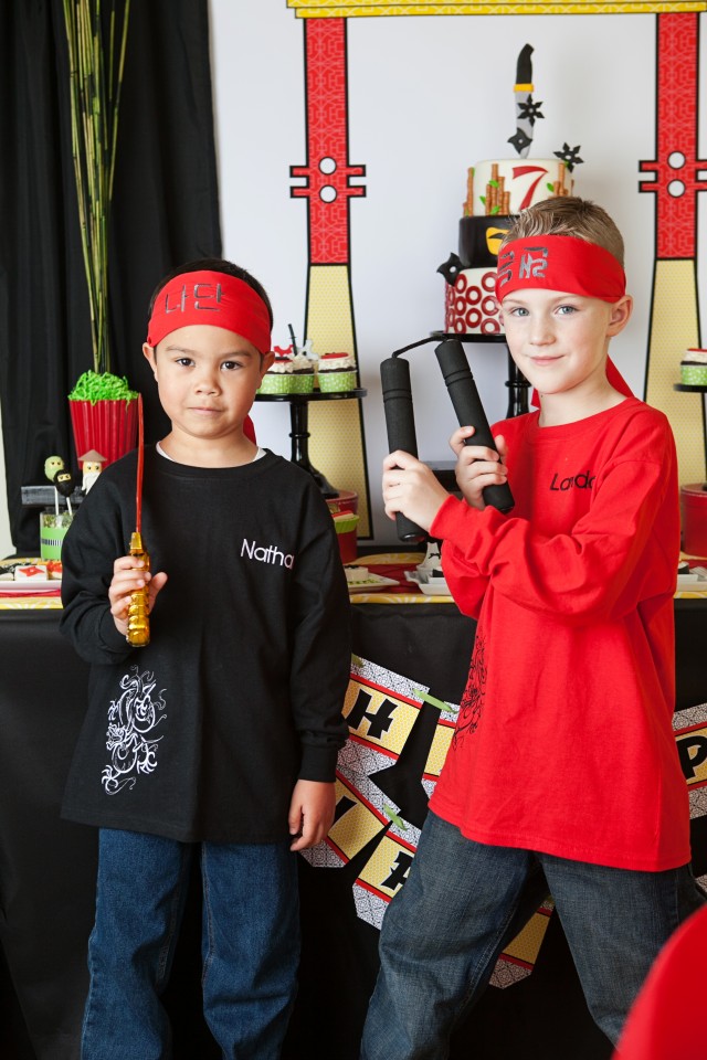 ninja shirts and headbands