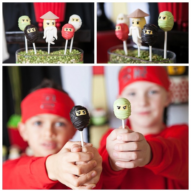 Ninjago cake pops