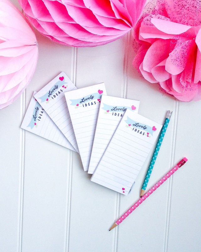 note pads