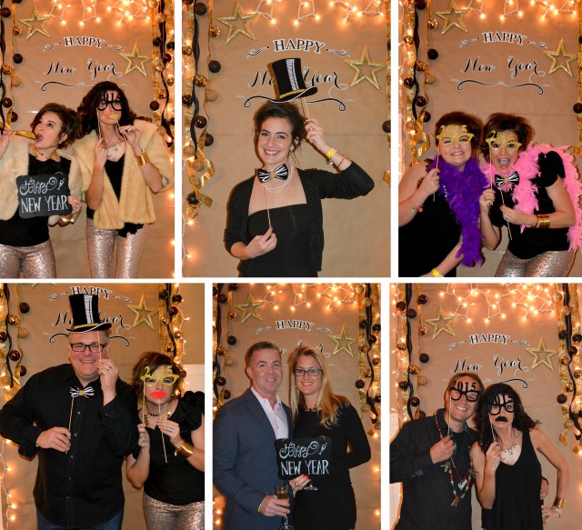 New Years Photo booth groups