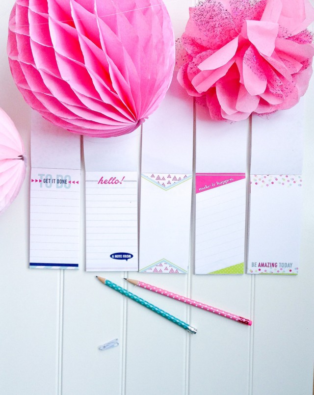 printed notepads