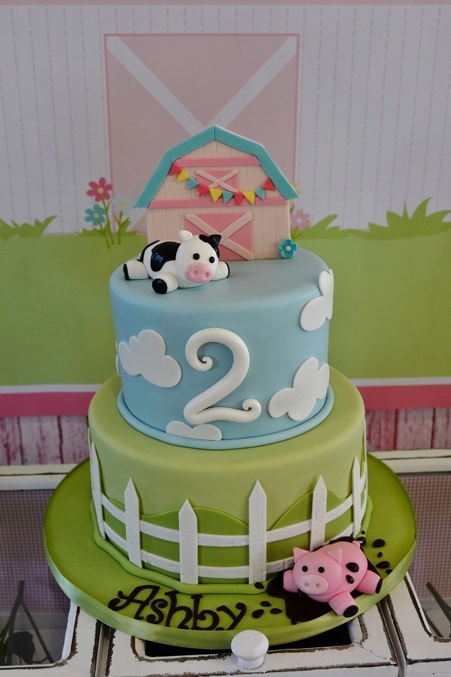 Farm Party Cake