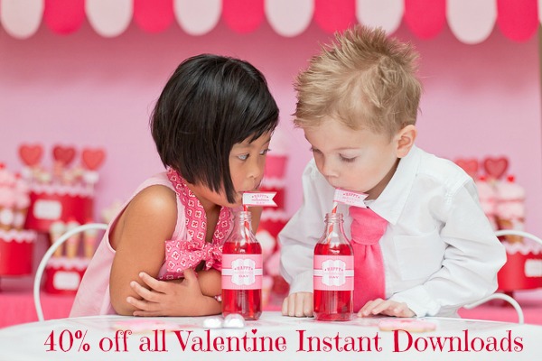 Valentine Sale on Instant Download Valentine's Day Decorations