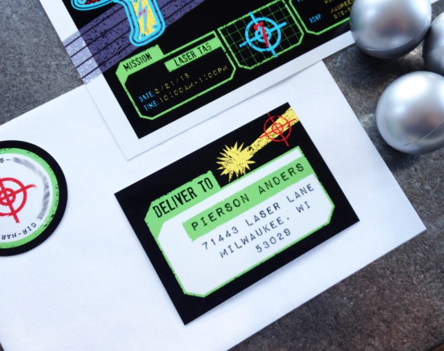 laser tag address labels