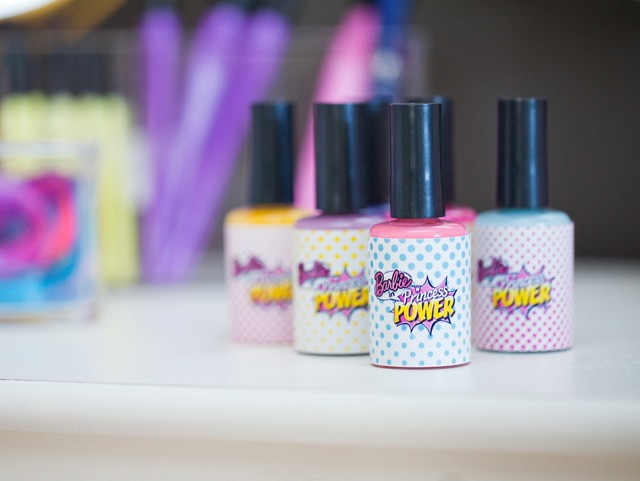 barbie nail polish