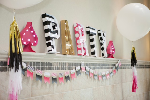 Kate Spade Inspired Pool Party 