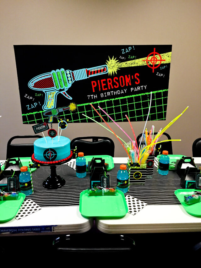 laser tag birthday party ideas