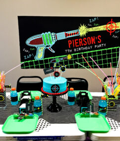 Easy + Affordable Laser Tag Party Ideas