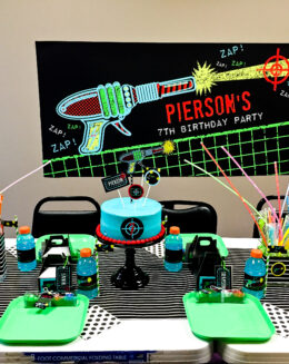 laser tag birthday party ideas