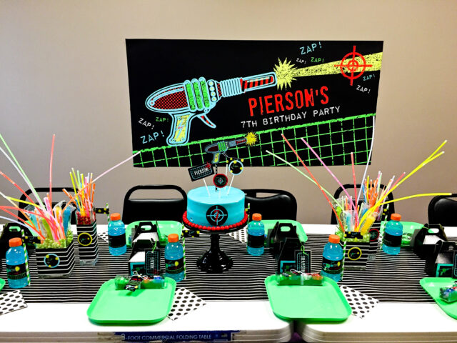 laser tag birthday party ideas