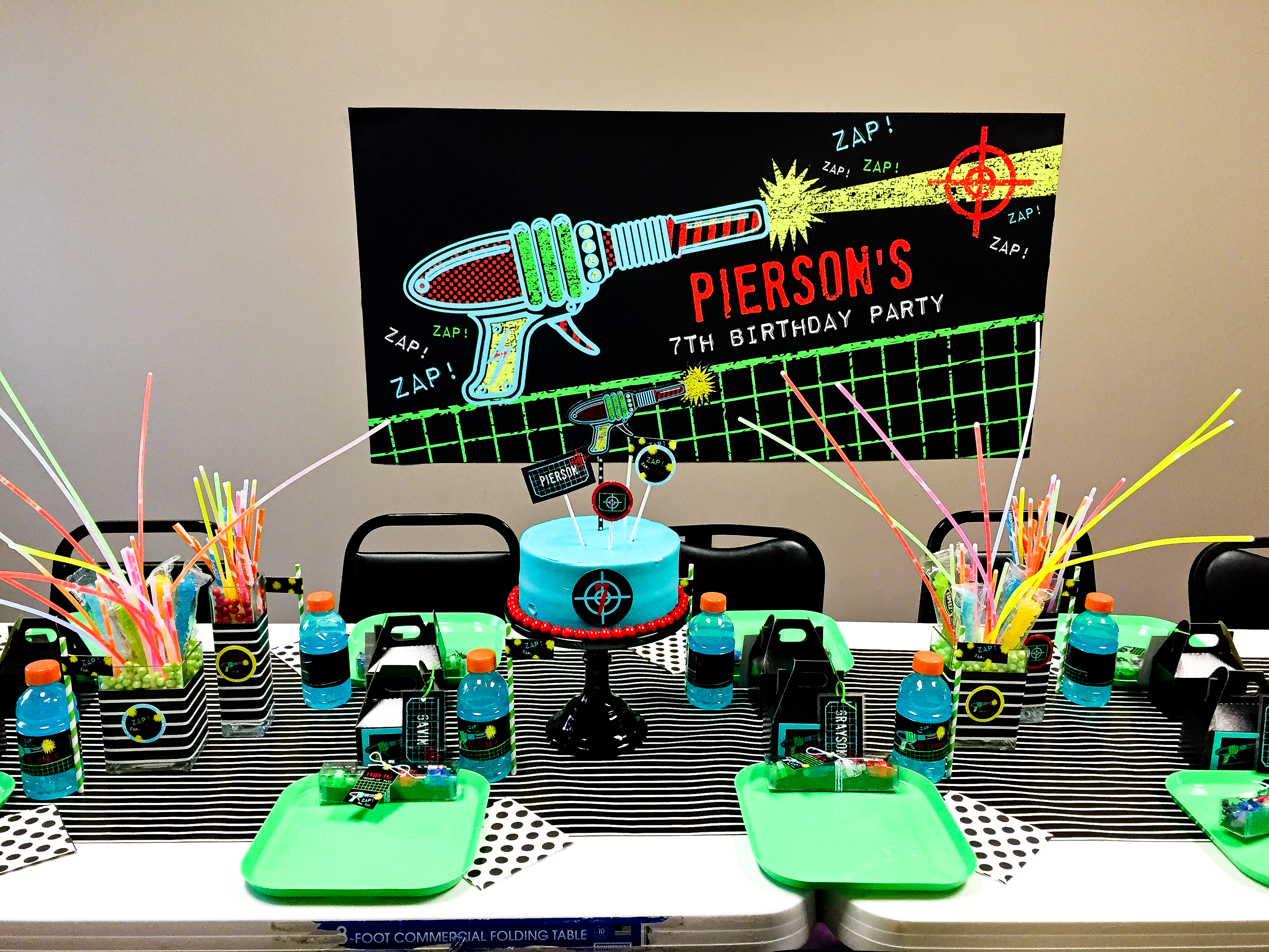 laser tag birthday party ideas