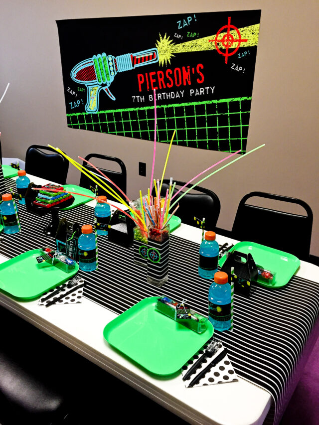 laser tag birthday party ideas