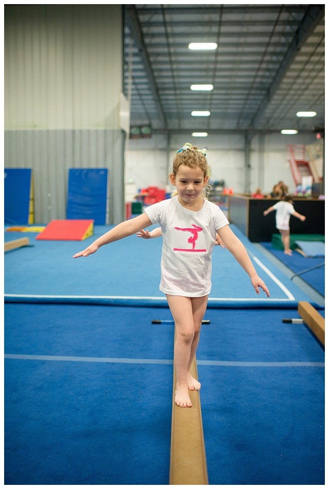 girl gymnastics party