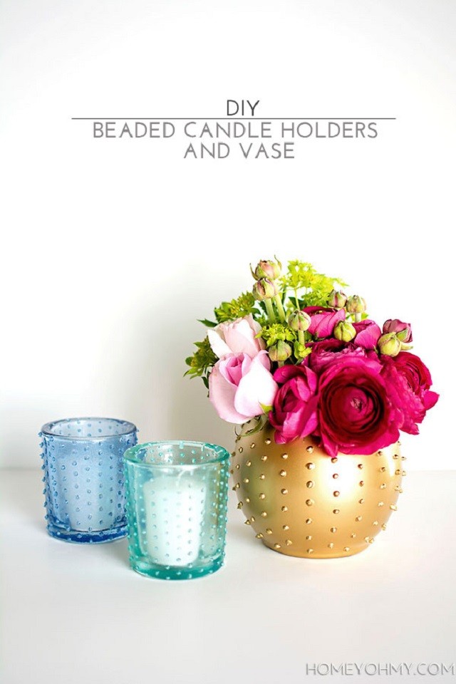 DIY-Beaded-Candle-Holders-and-Vase