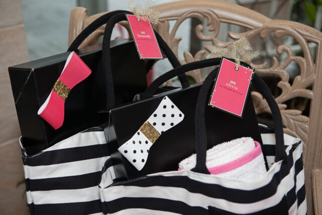 Glamorous Kate Spade inspired birthday party setup