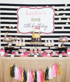 Kate Spade Inspired Pool Party
