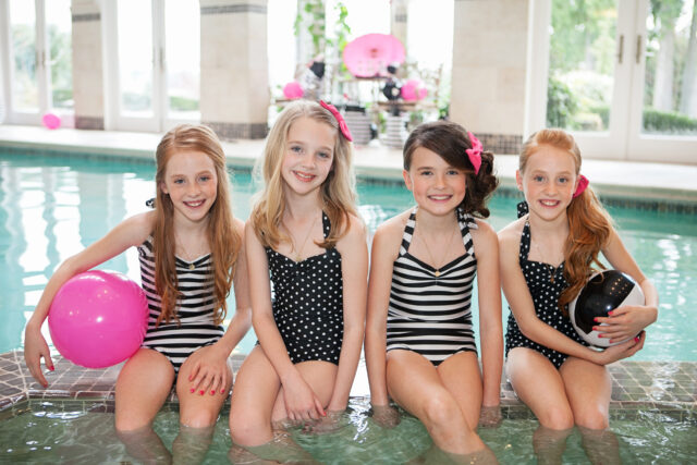 Glamorous Kate Spade inspired birthday party setup