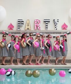 Kate Spade Inspired Pool Party