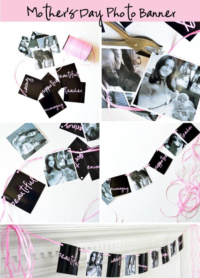 How to make a Mother's Day Photo Banner